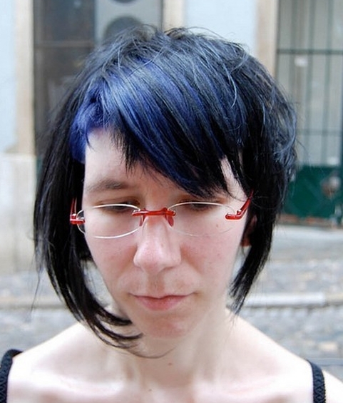 asymetryczne fryzury krótkie uczesanie damskie zdjęcie numer 94A